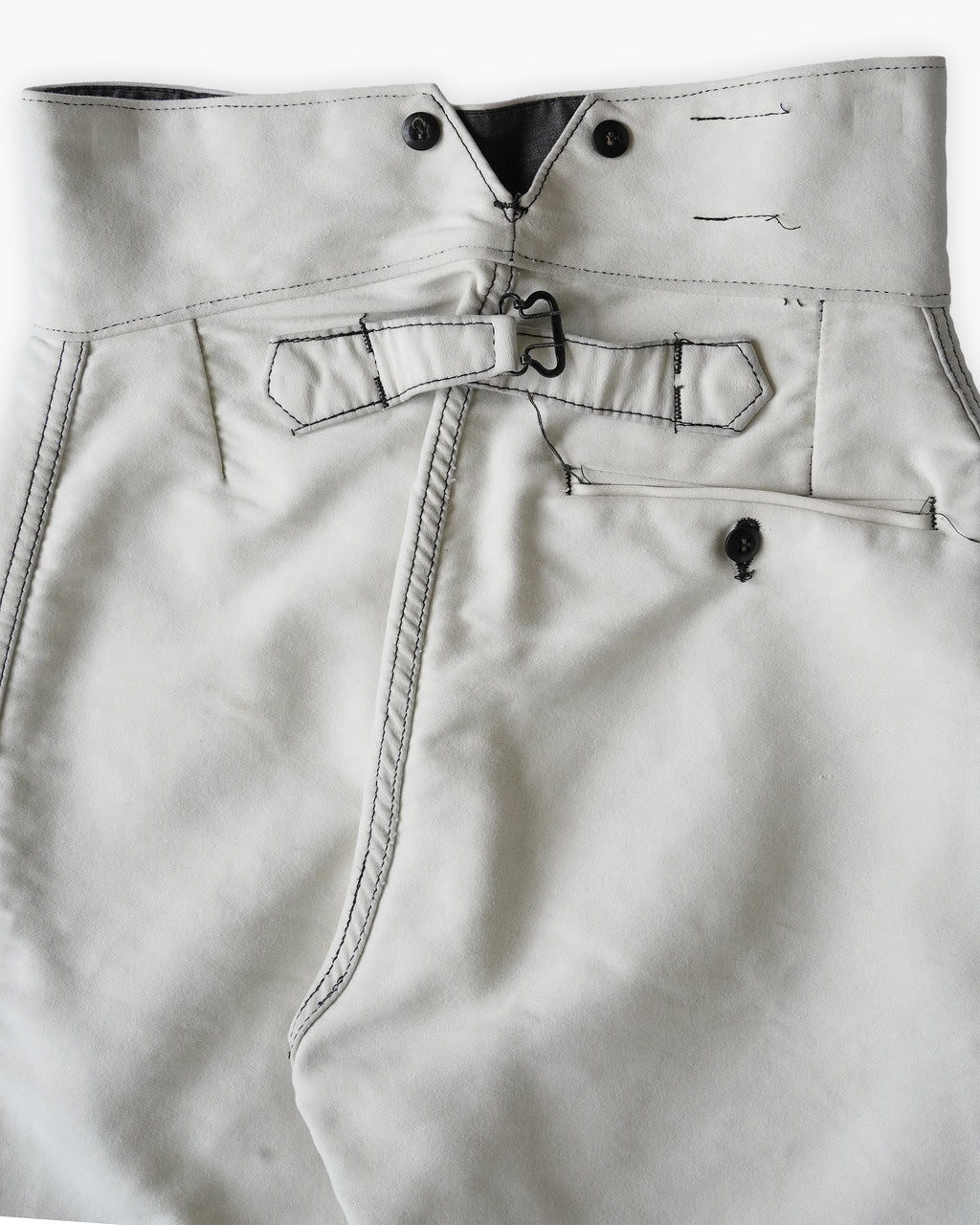 French Mole White Pants