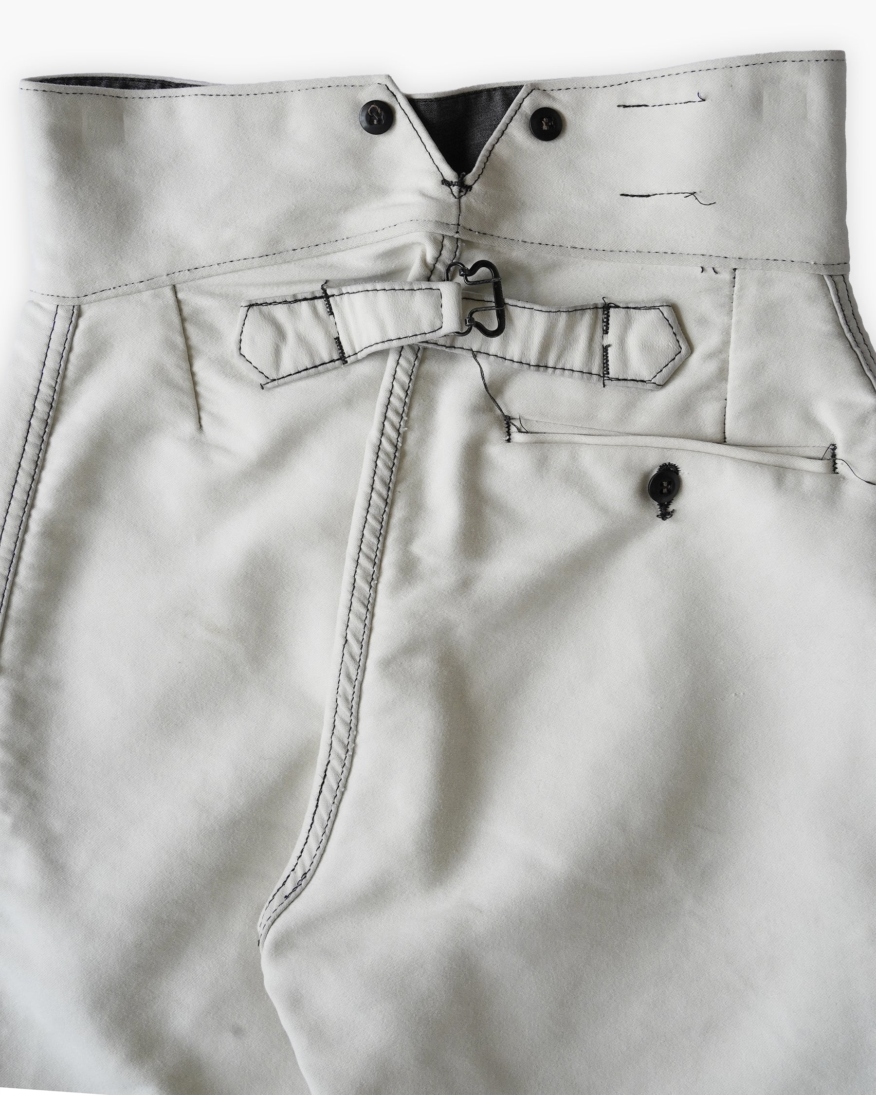 French Mole White Pants