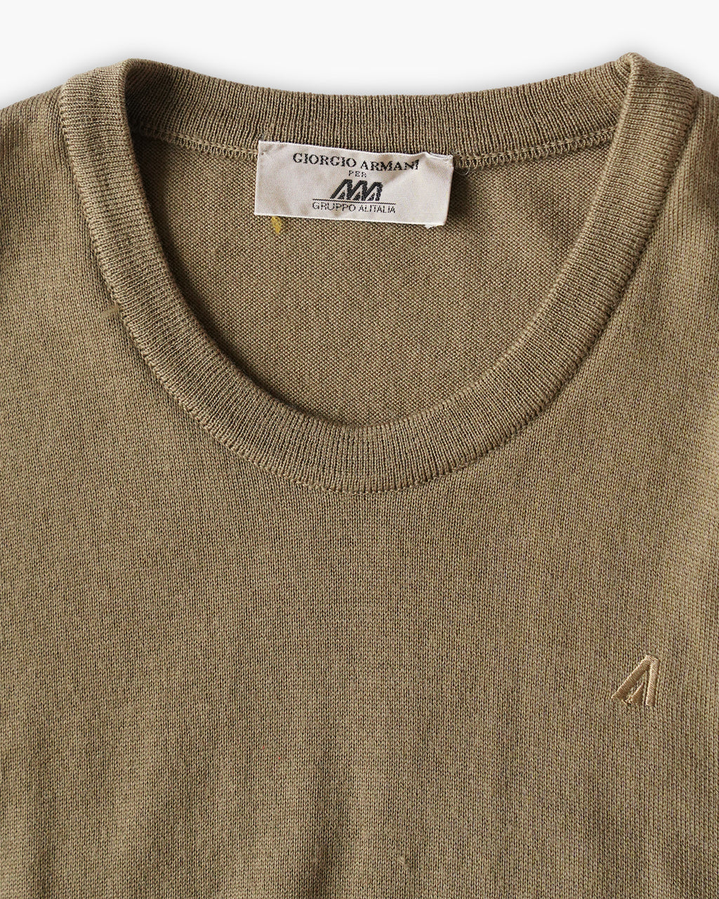 ”Giorgio Armani" Wool Knit Vest