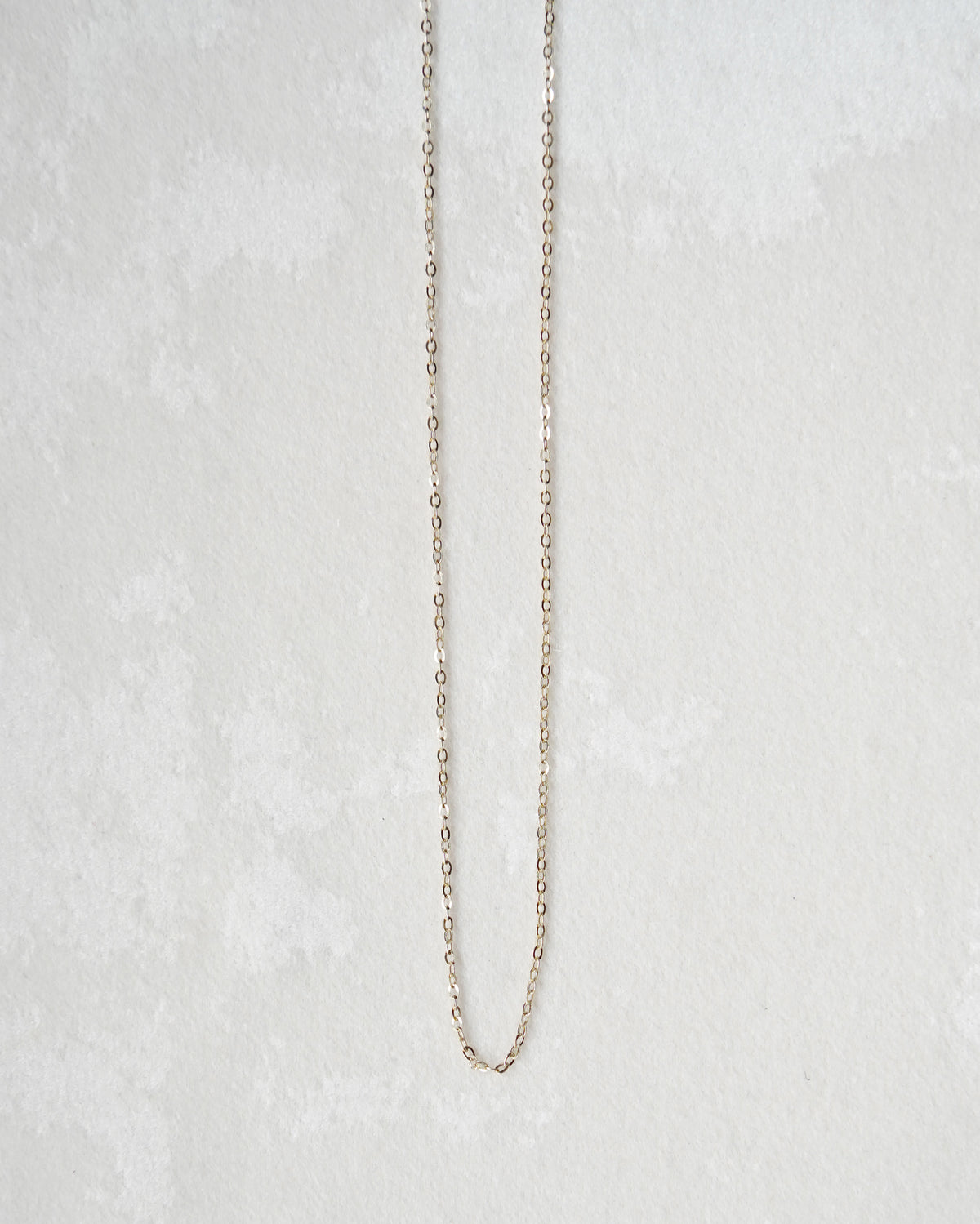 14K Gold Slim Oval Chain Necklace (GDN26029-2)