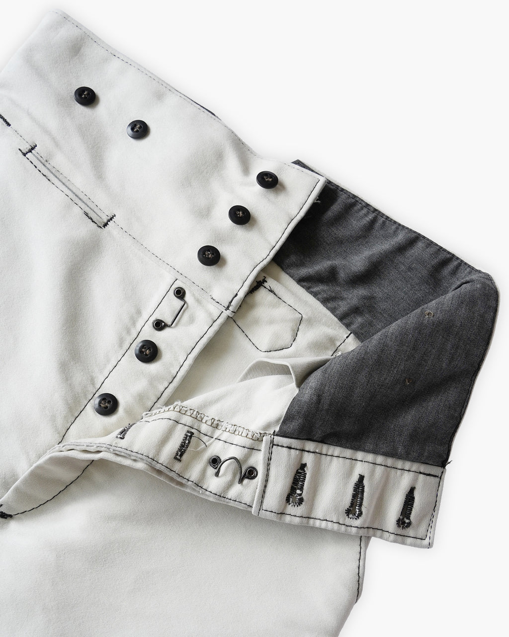 French Mole White Pants
