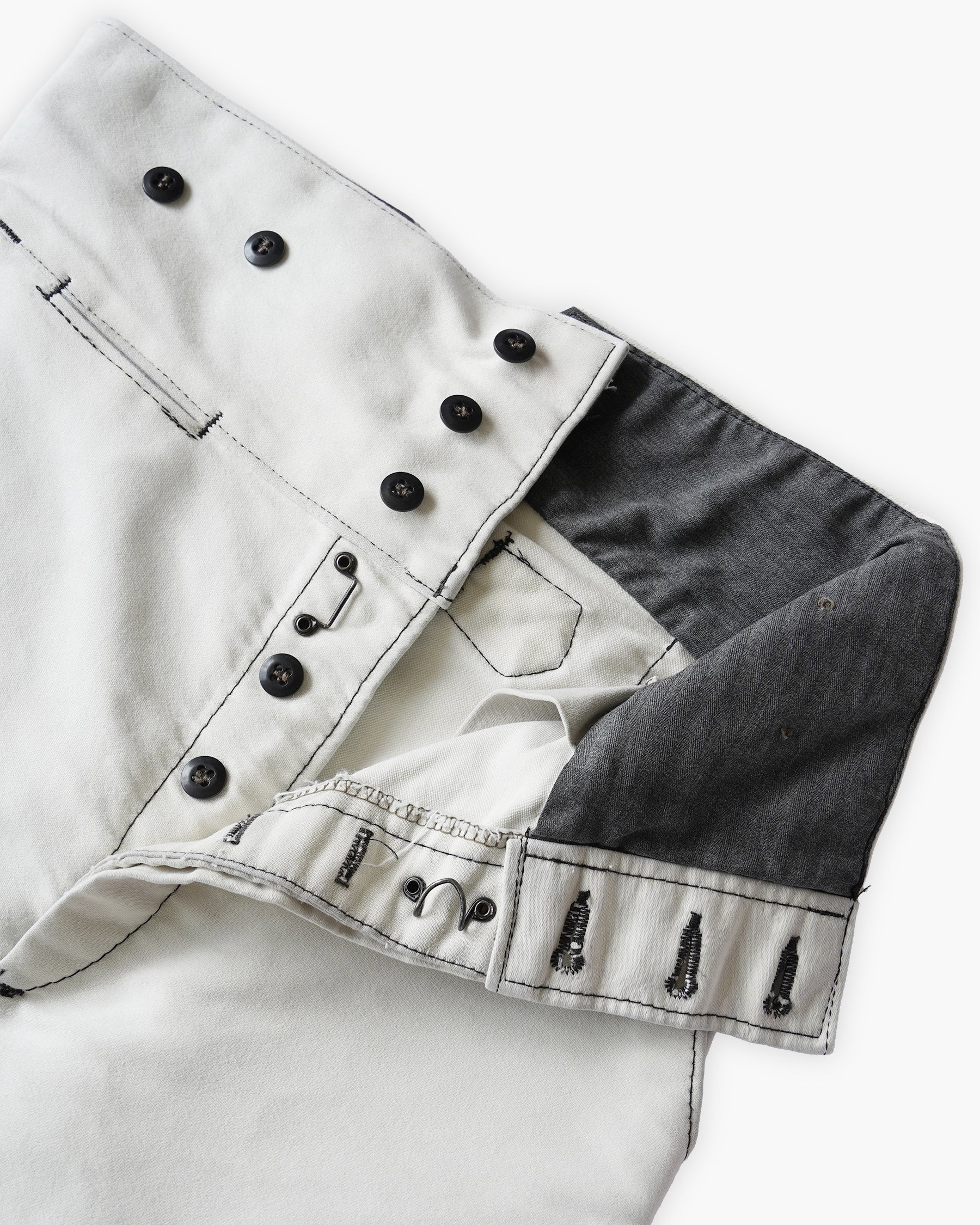 French Mole White Pants