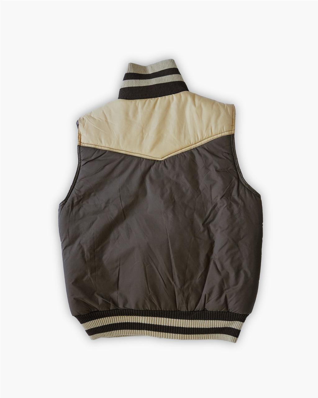 Two-Tone Padded Varsity Vest