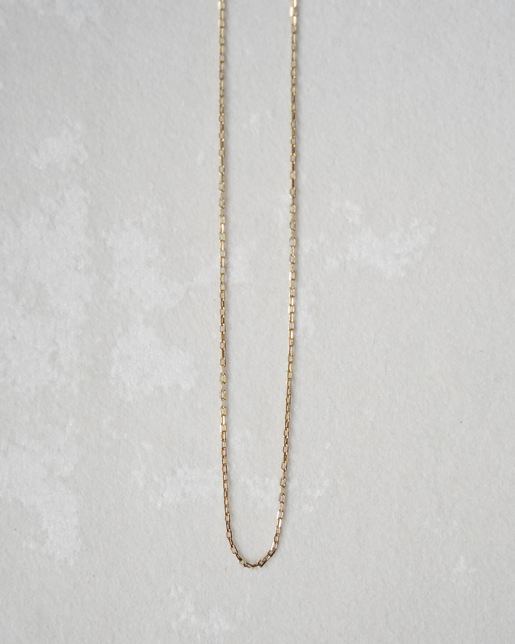 14K Gold Slim Oval Chain Necklace (GDN26029-3)