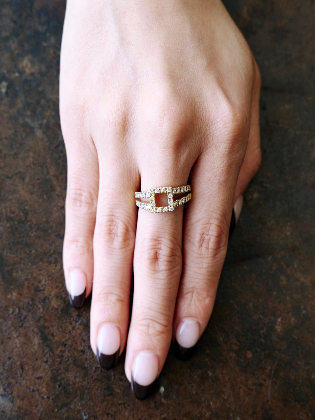 14K Framed Diamond Ring (GDR-25012)