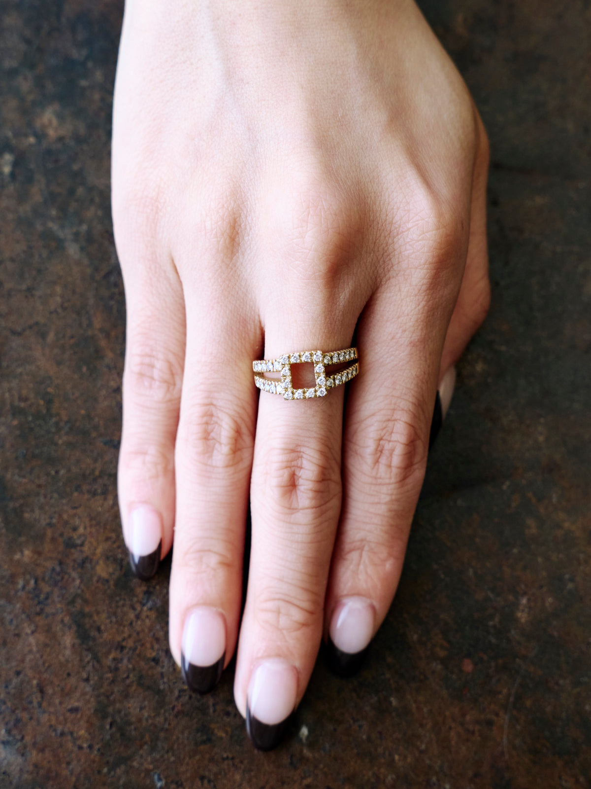 14K Framed Diamond Ring (GDR-25012)