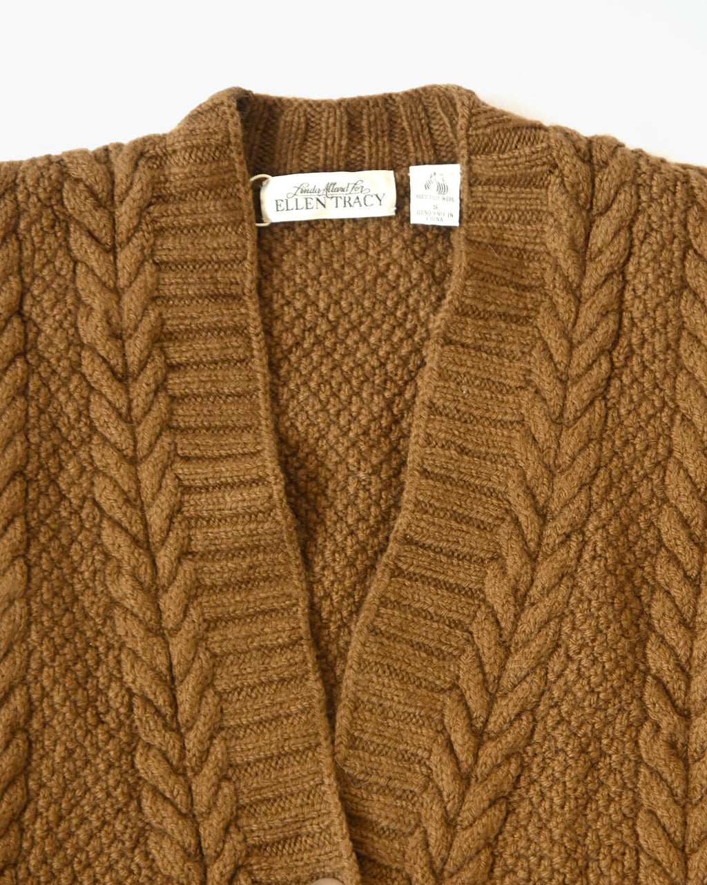 Wool Cable Knitted Vest