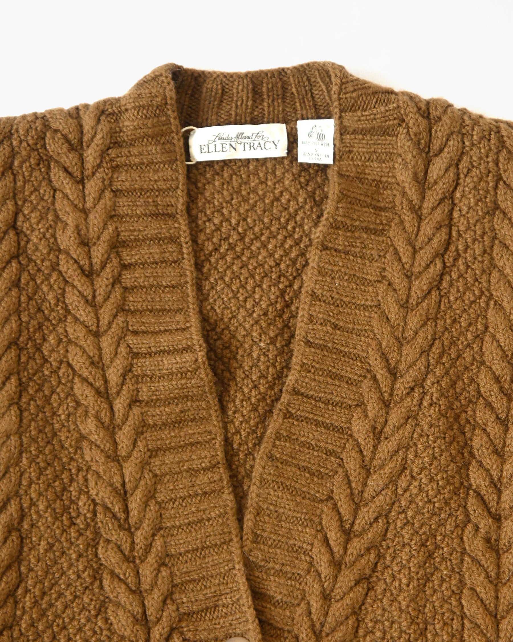 Wool Cable Knitted Vest