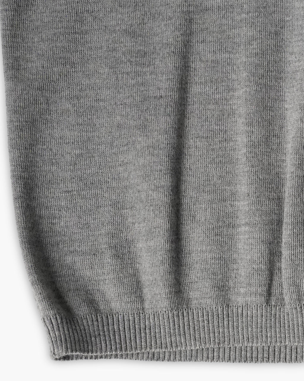 Acrylic Knit Vest - Gray