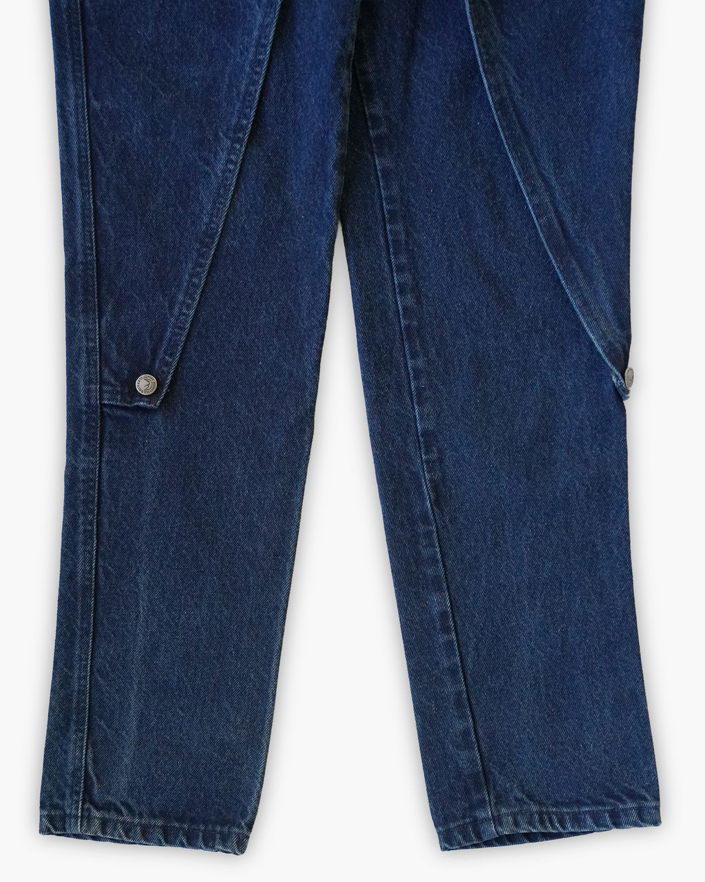 Wrap Front Denim Trousers