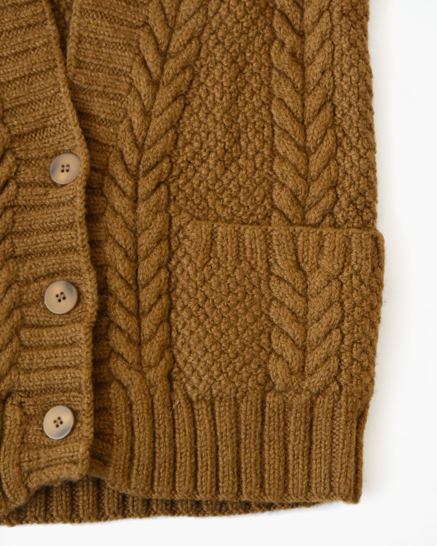 Wool Cable Knitted Vest