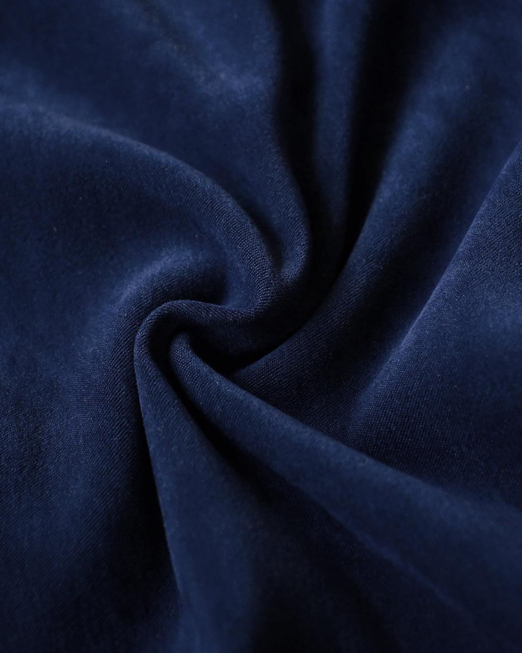 Velour Long Skirt - Navy