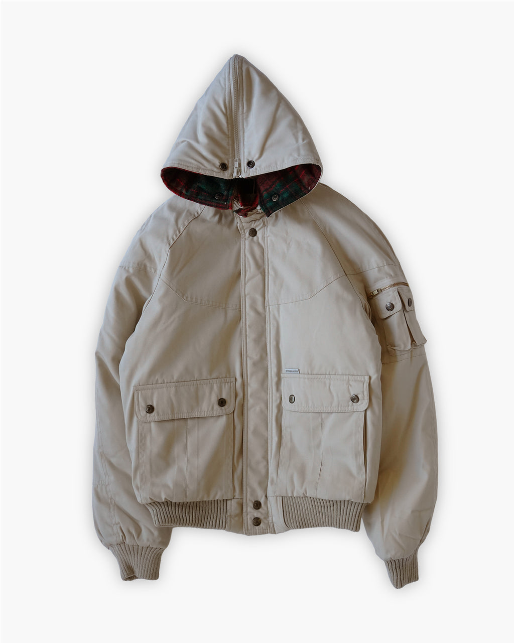 Hooded Blouson Jacket