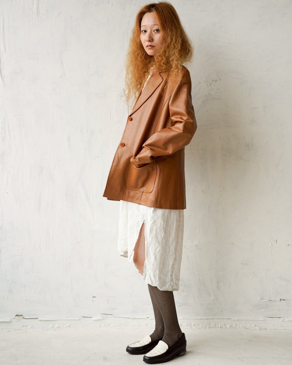 Leather Tailored Jacket