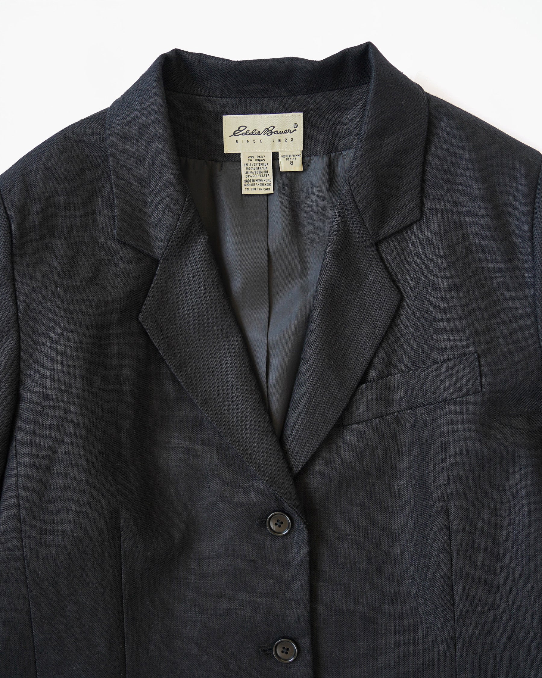 Vintage | 100% Linen Tailored Jacket – studiolab404.com
