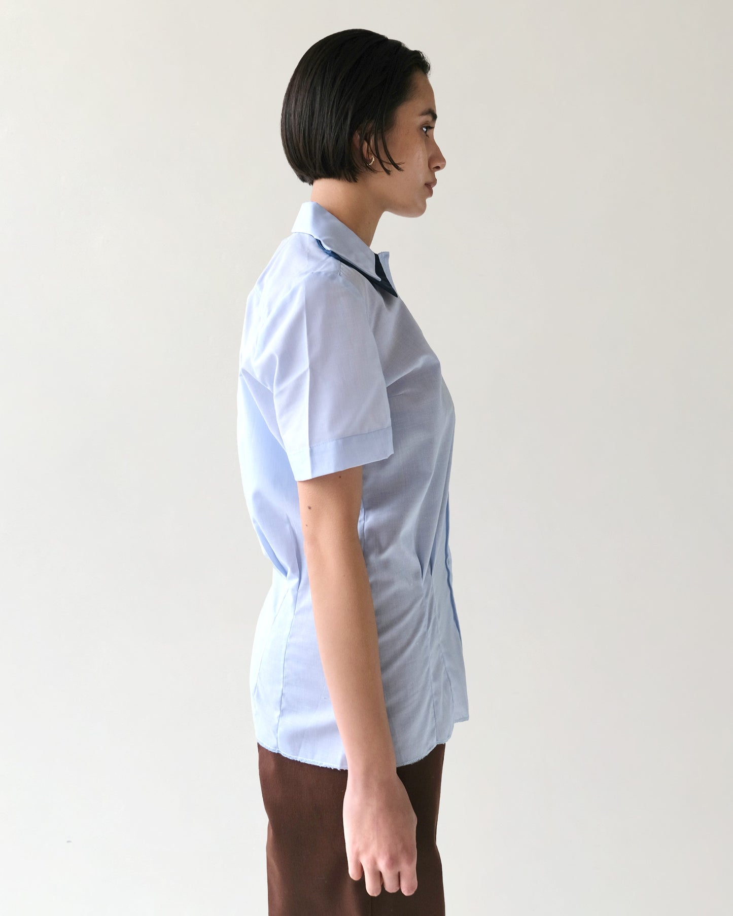 Blue Military Blouse