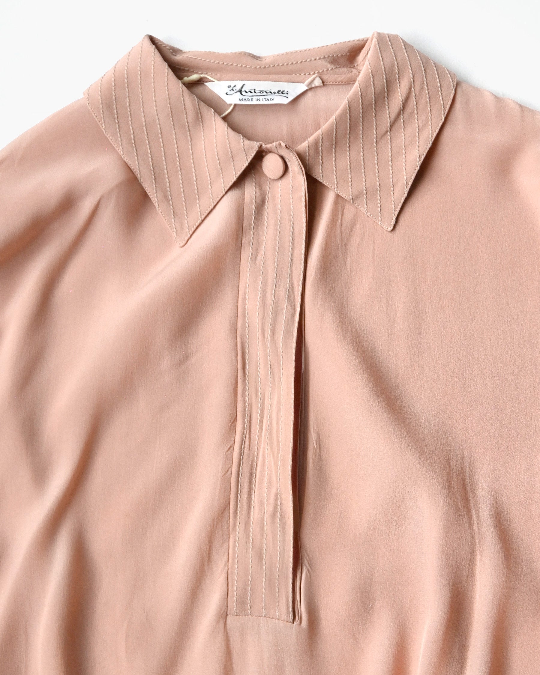 Sheer Silky Pullover Shirt