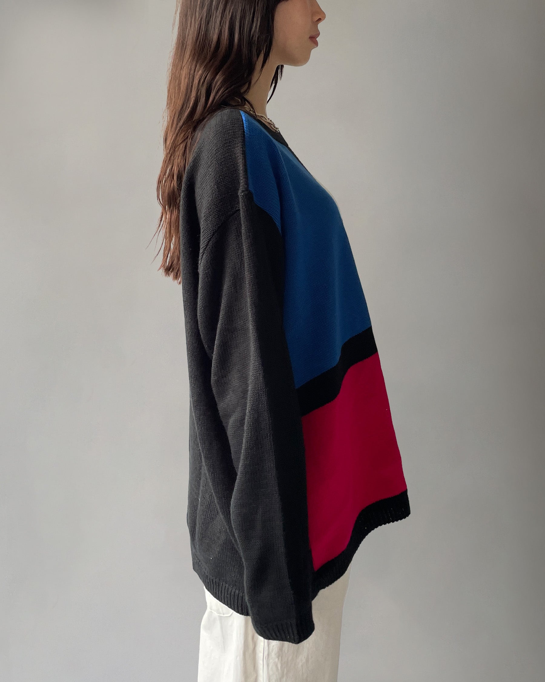 Acrylic Vivid Color Sweater