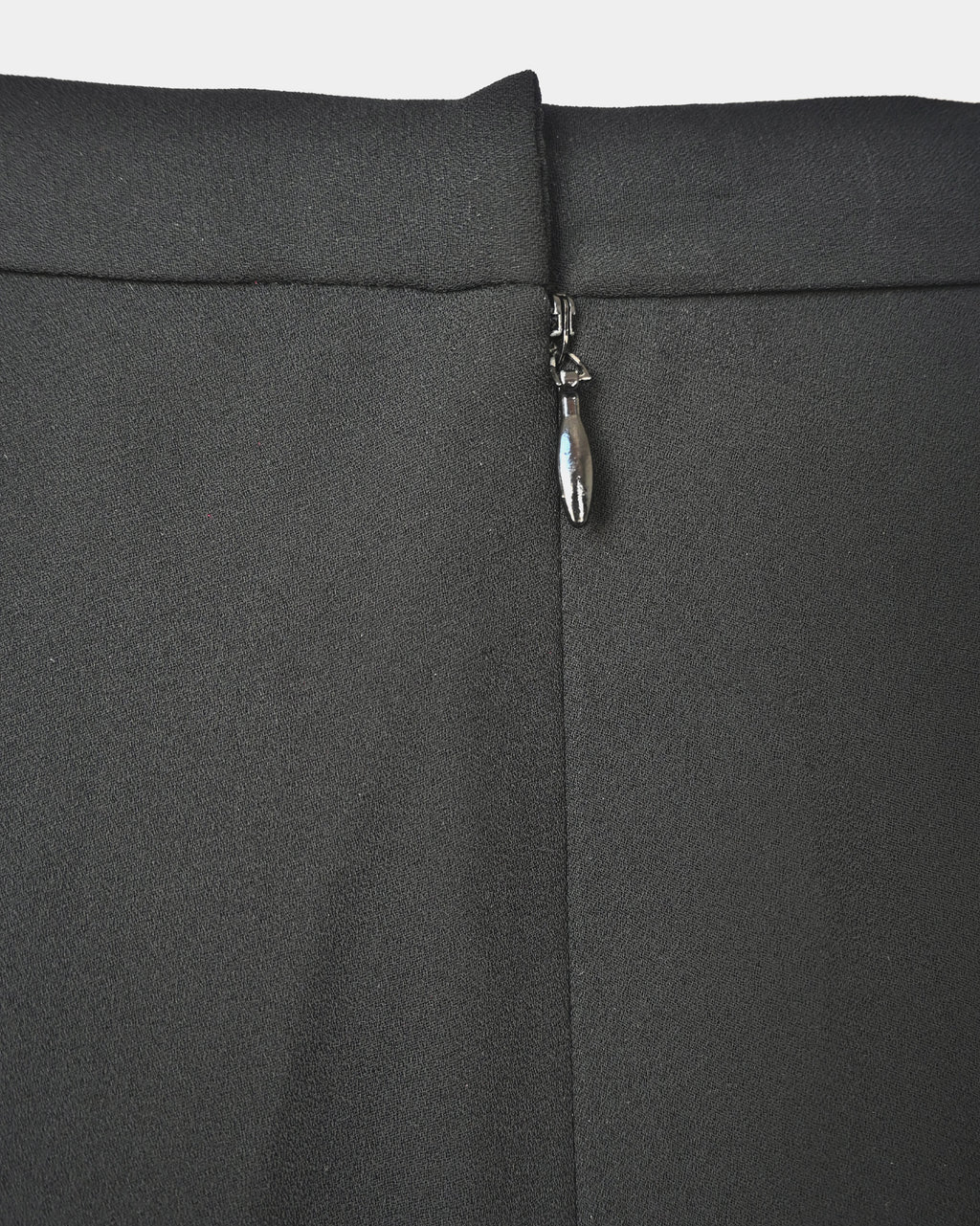 Acetate Black Long Skirt - Flair