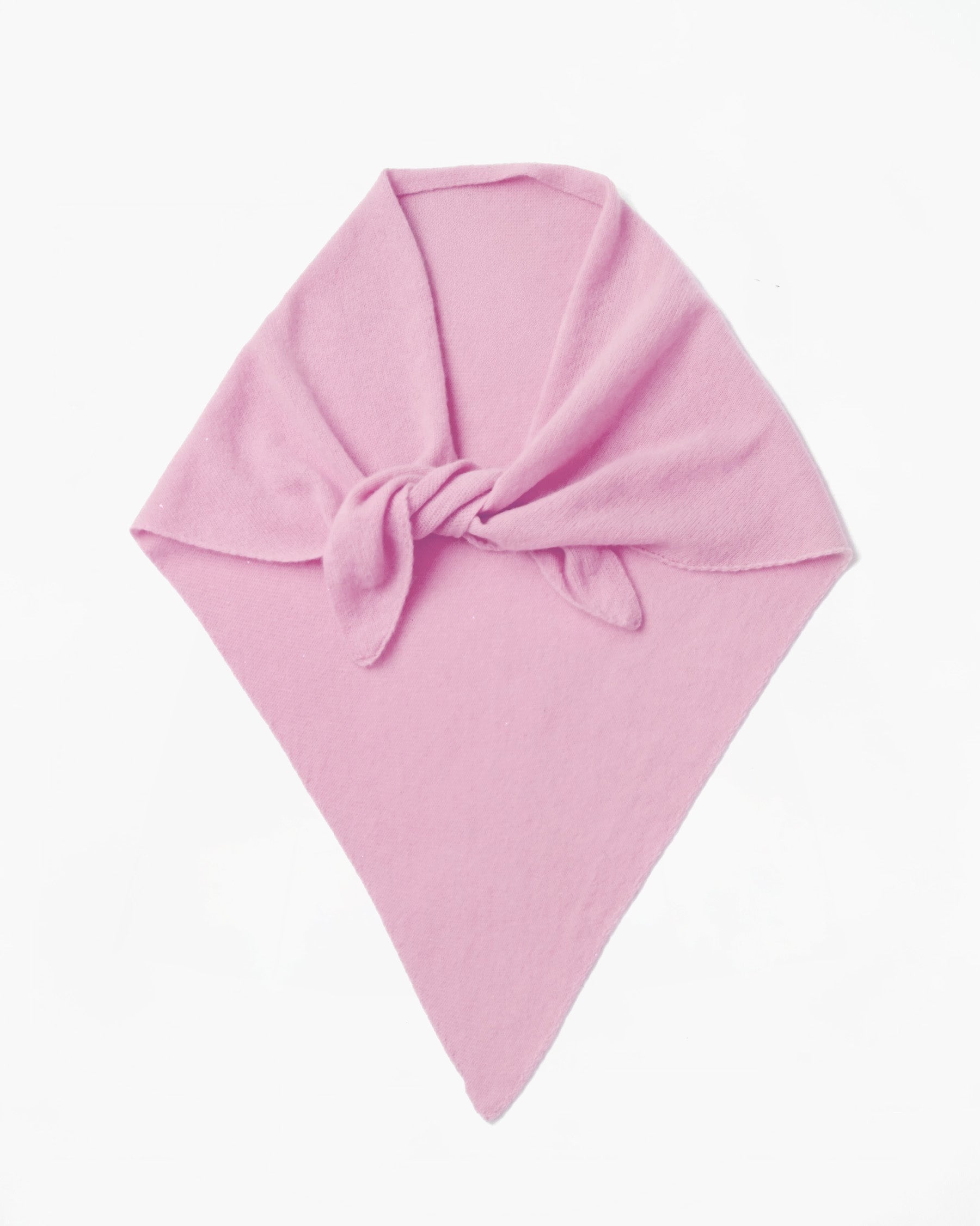 404 100% Cashmere Bandanna - Pink
