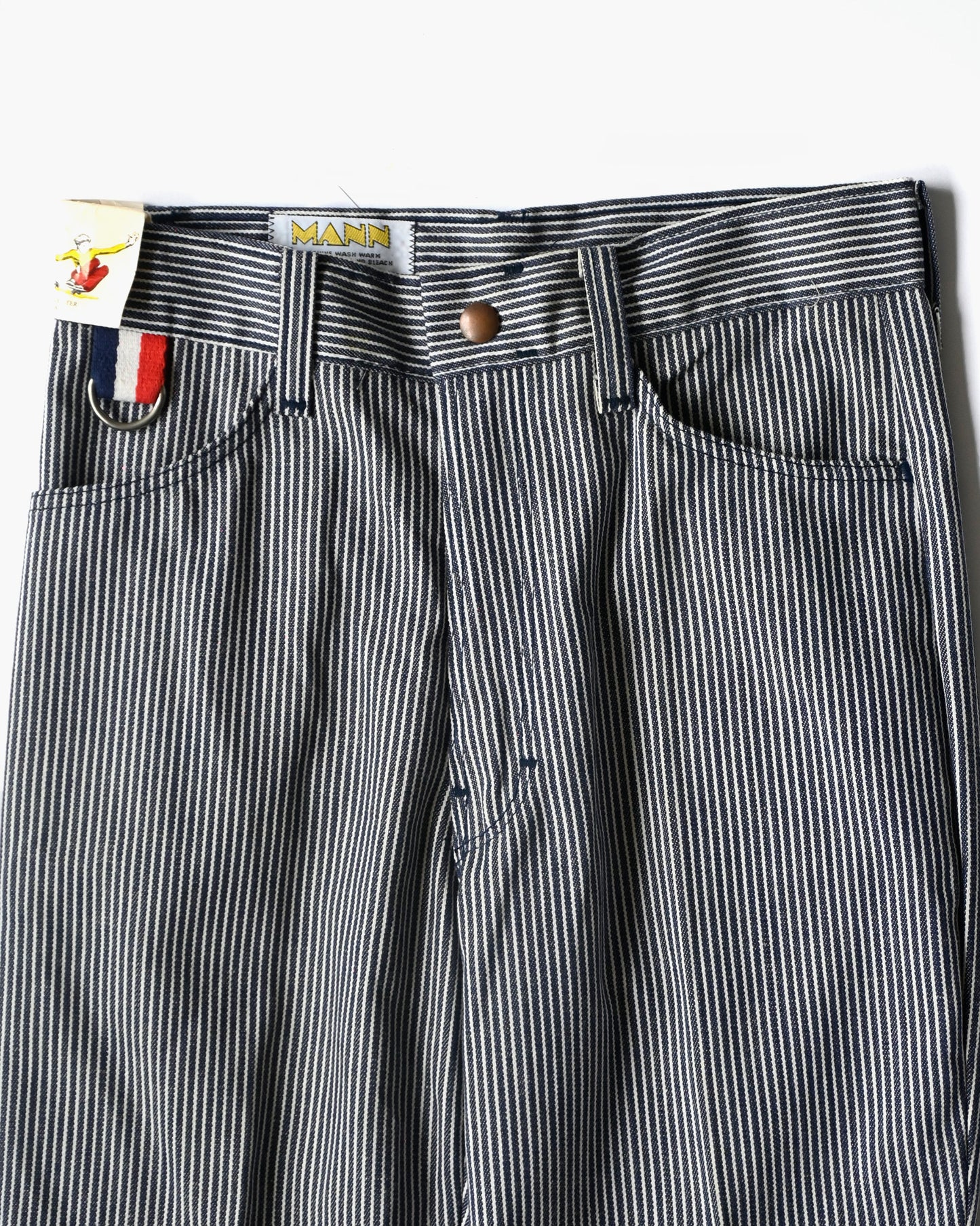 1970's Striped Flare Denim w/ Patch