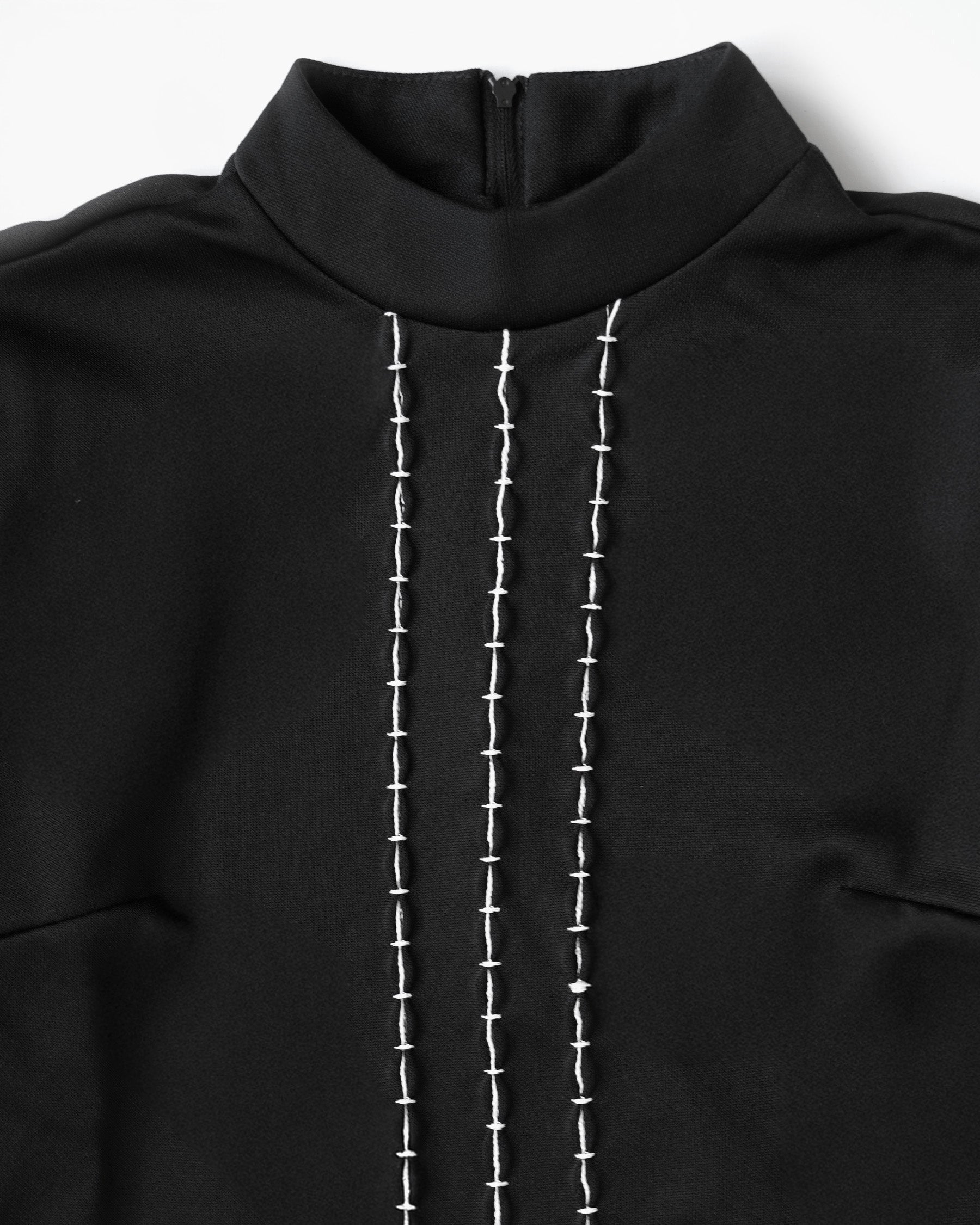 1970's Mock-Neck Long-Sleeve Top