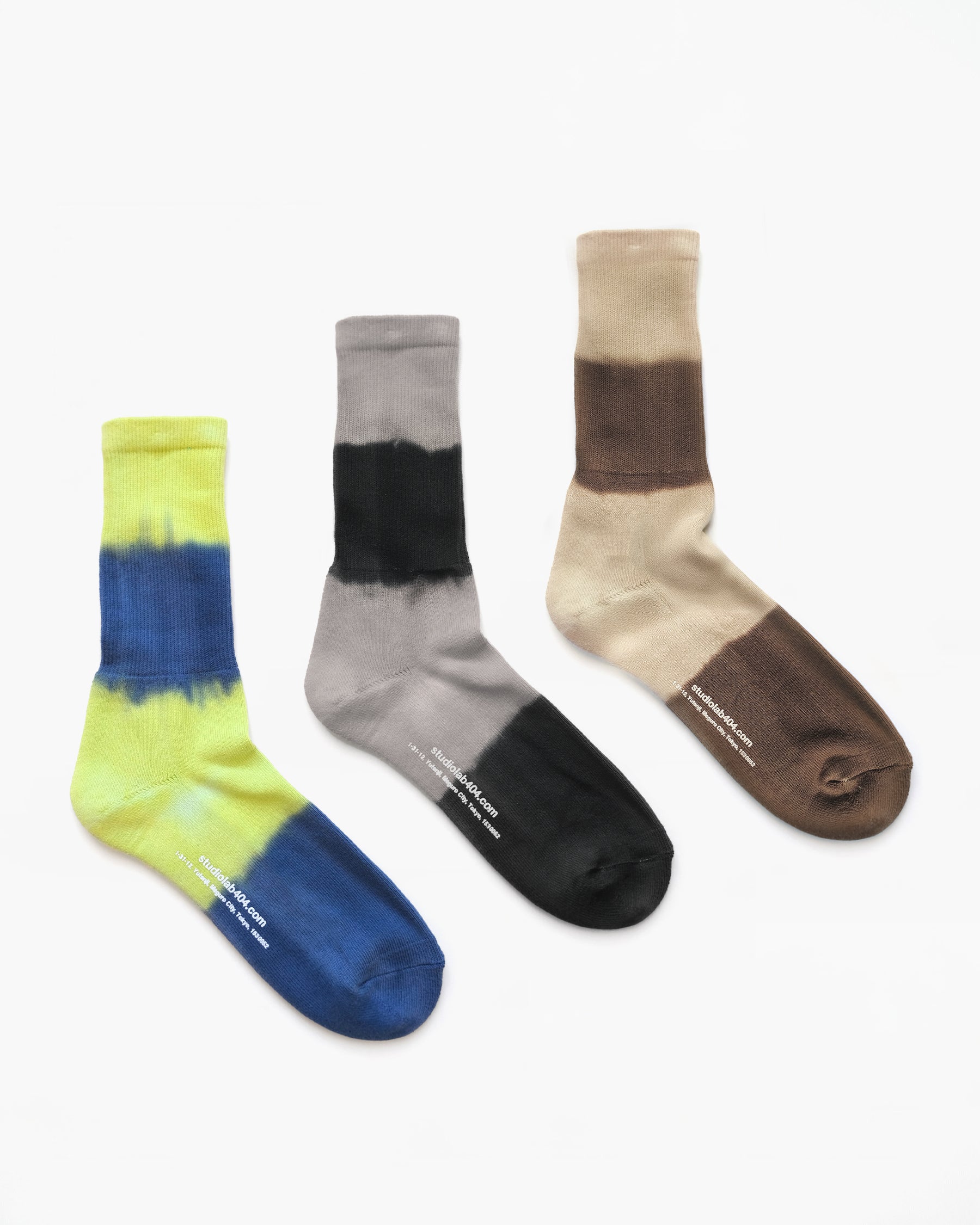 Gradation Pile Socks / SET OF 3
