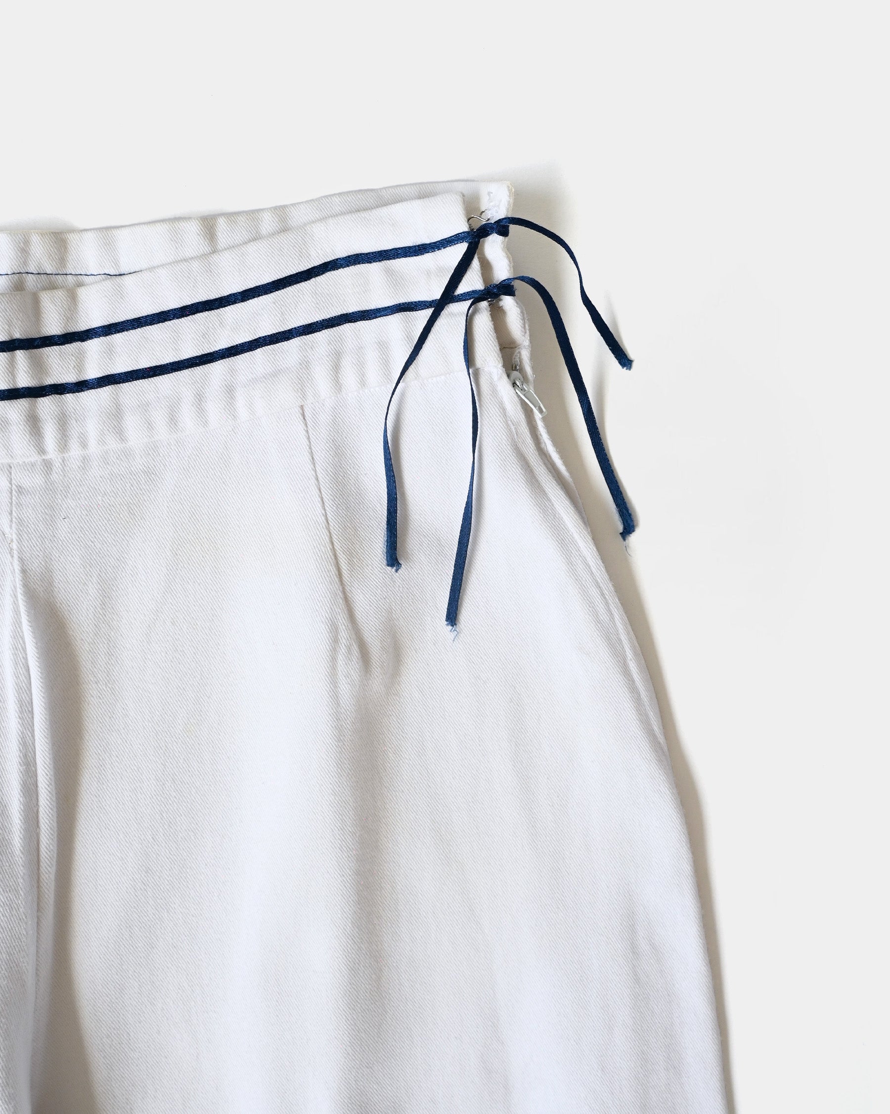 White Flare Pants