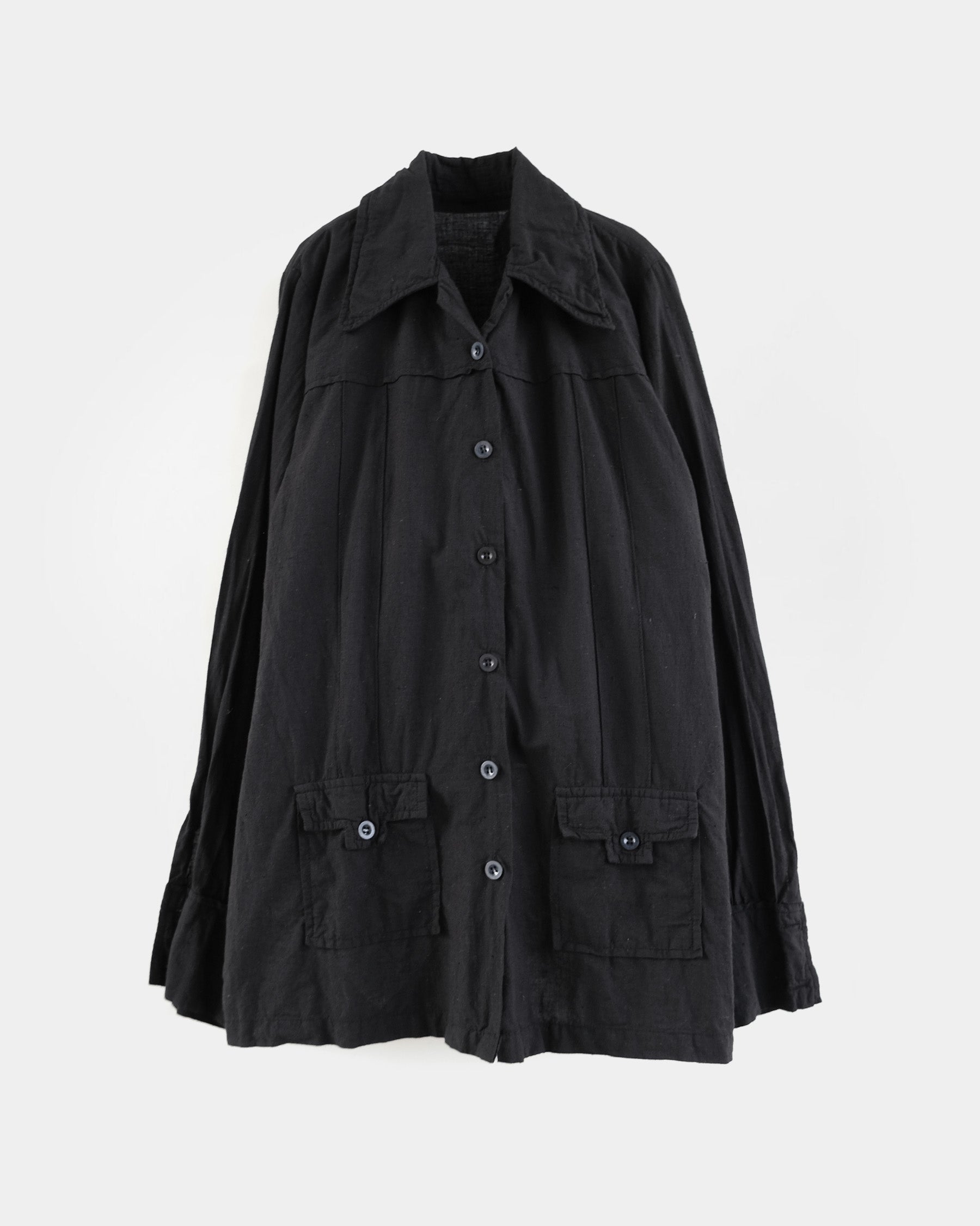 Over-Dyed Hand-Made Cotton L/S Shirt - India