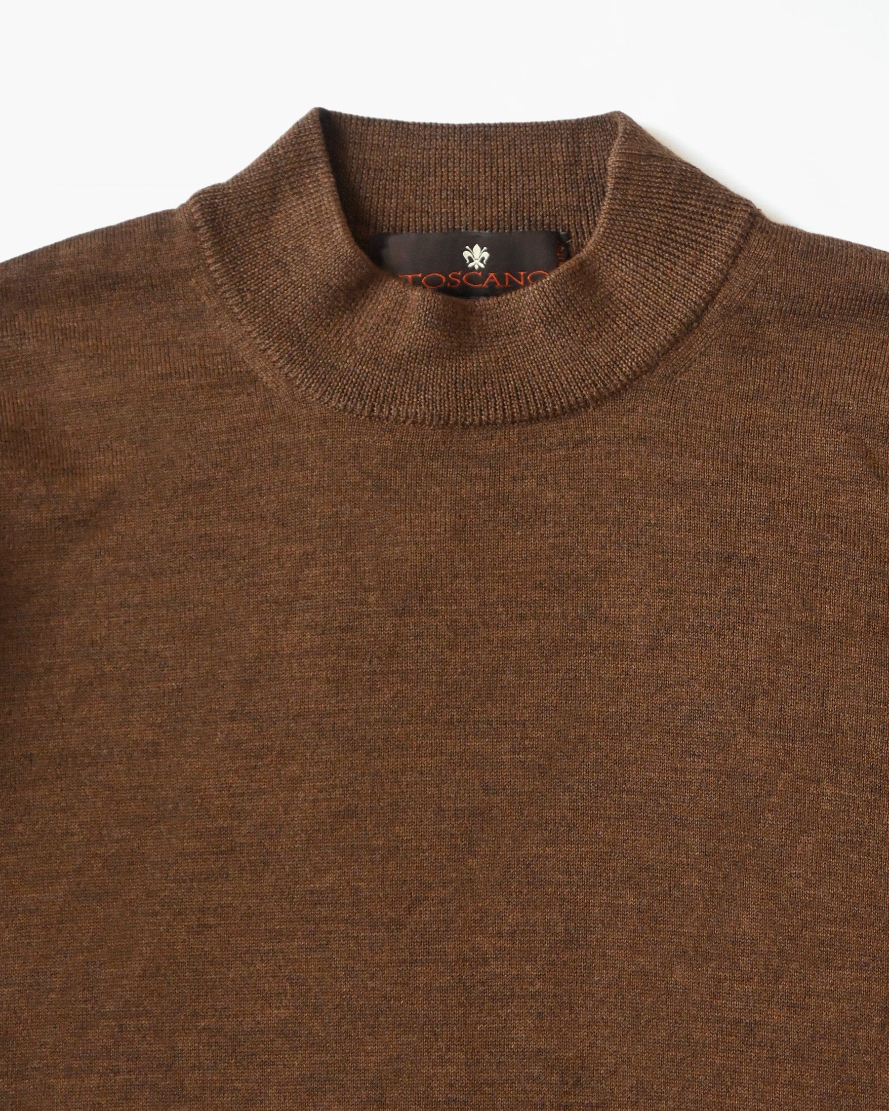 Brown Knit Top Made In Italy