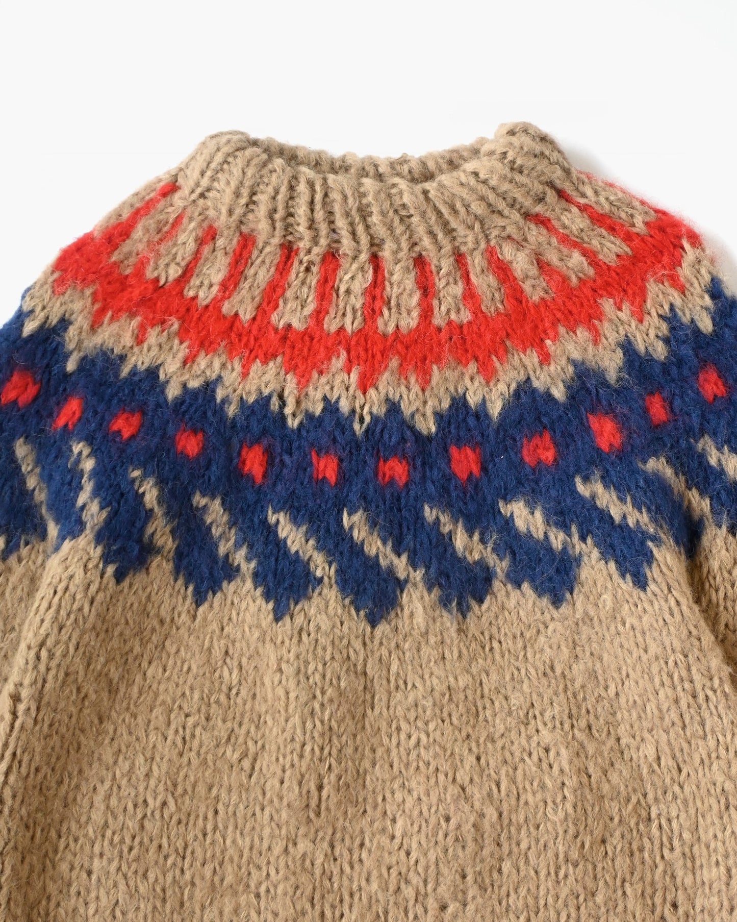 Hand Made Wool Knit Sweater Made In Italy