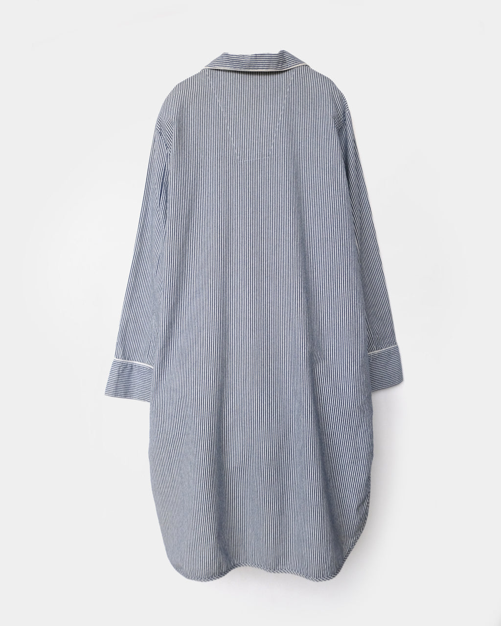 Striped Cotton Long Shirt