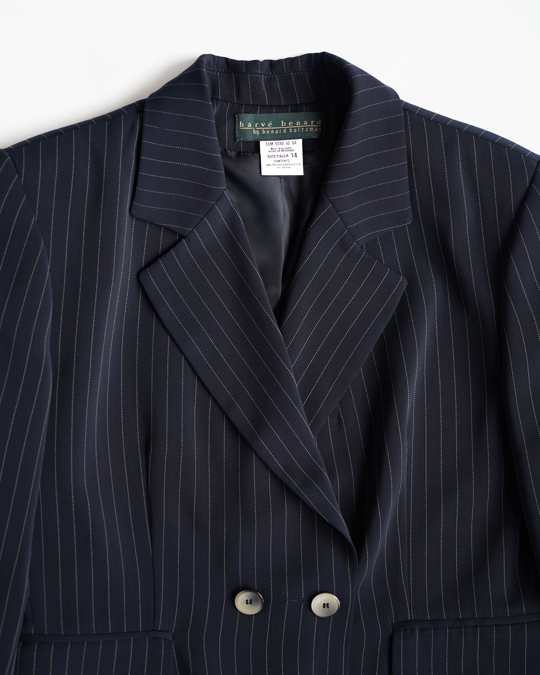 Pinstripe Double-Breasted Jacket
