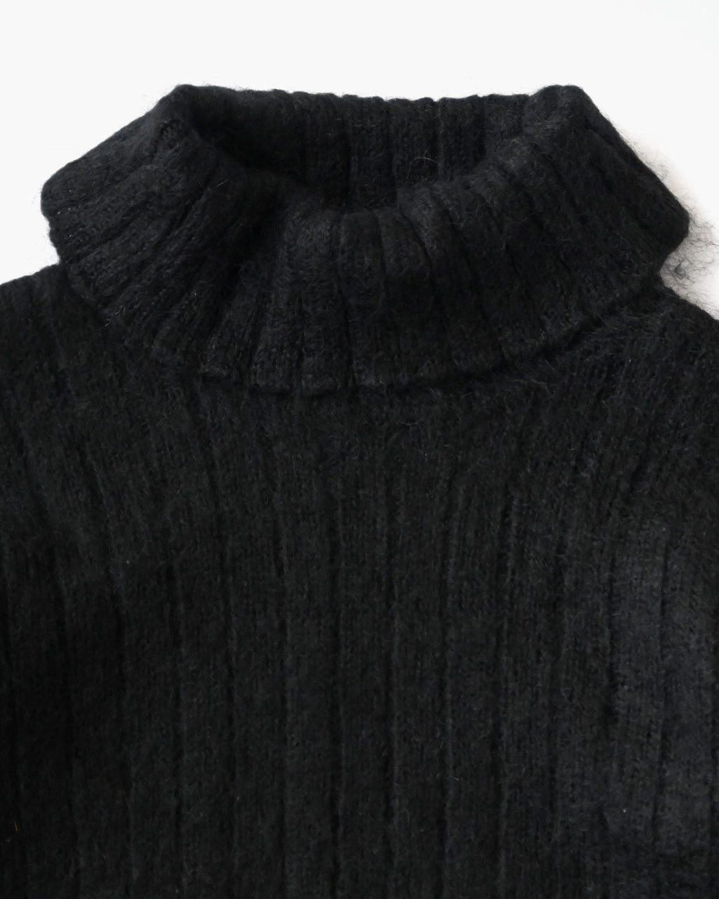 Mohair Rib Knit Sweater