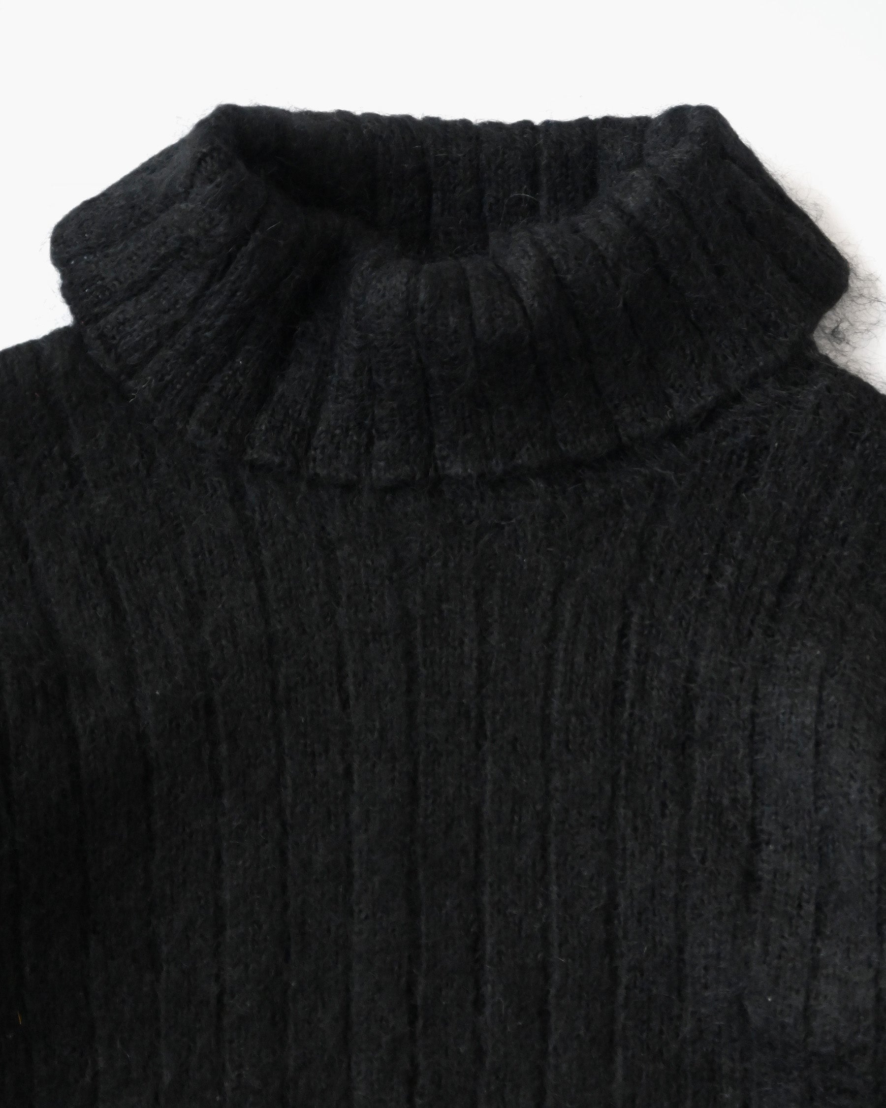 Mohair Rib Knit Sweater