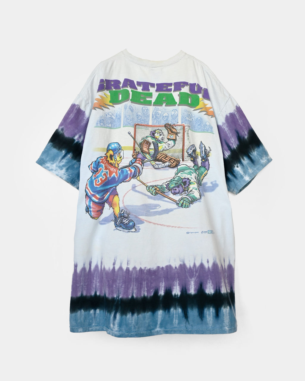 Printed Tee "Liquid Blue"