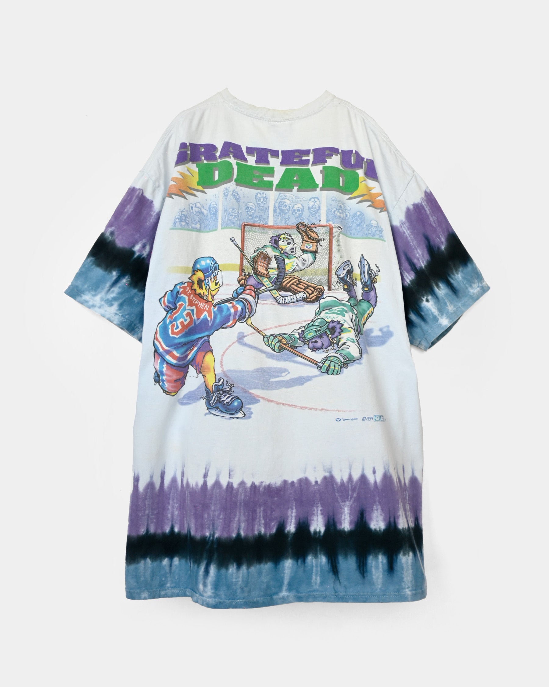 Printed Tee "Liquid Blue"