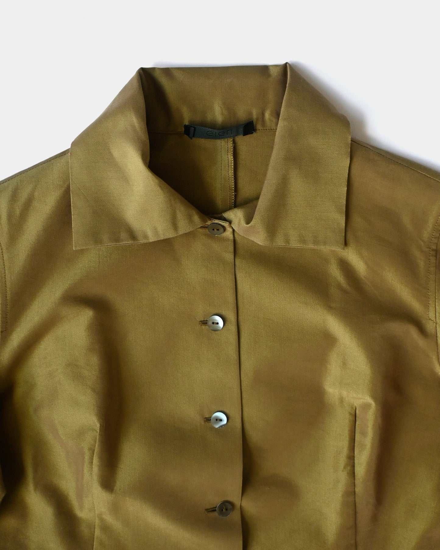 "ROMEO GIGLI" Khaki Shirt w/Tie