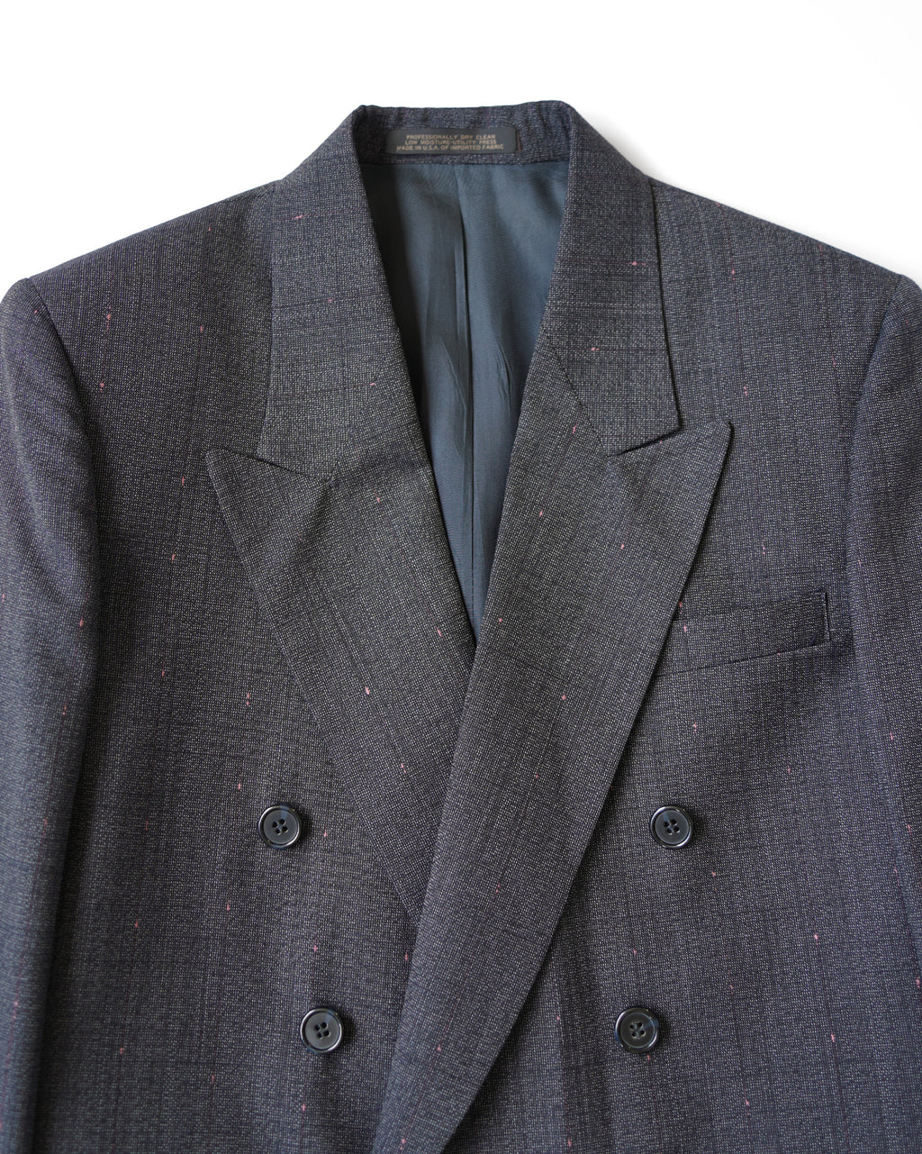 Double Breasted Suit with Pin Dots