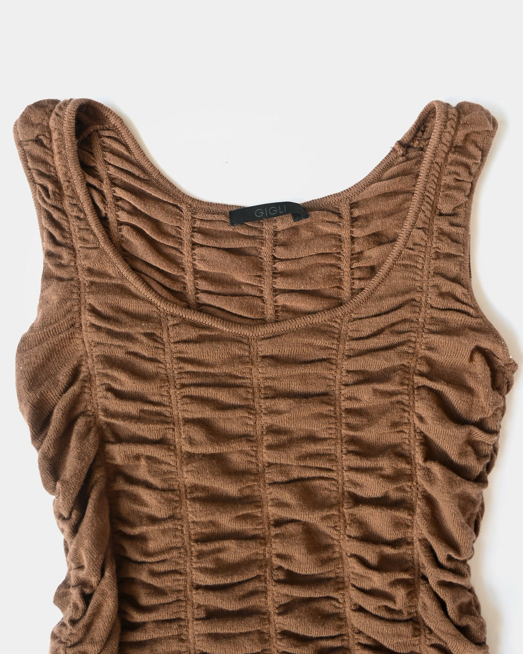 "ROMEO GIGLI" Knit Vest - Brown