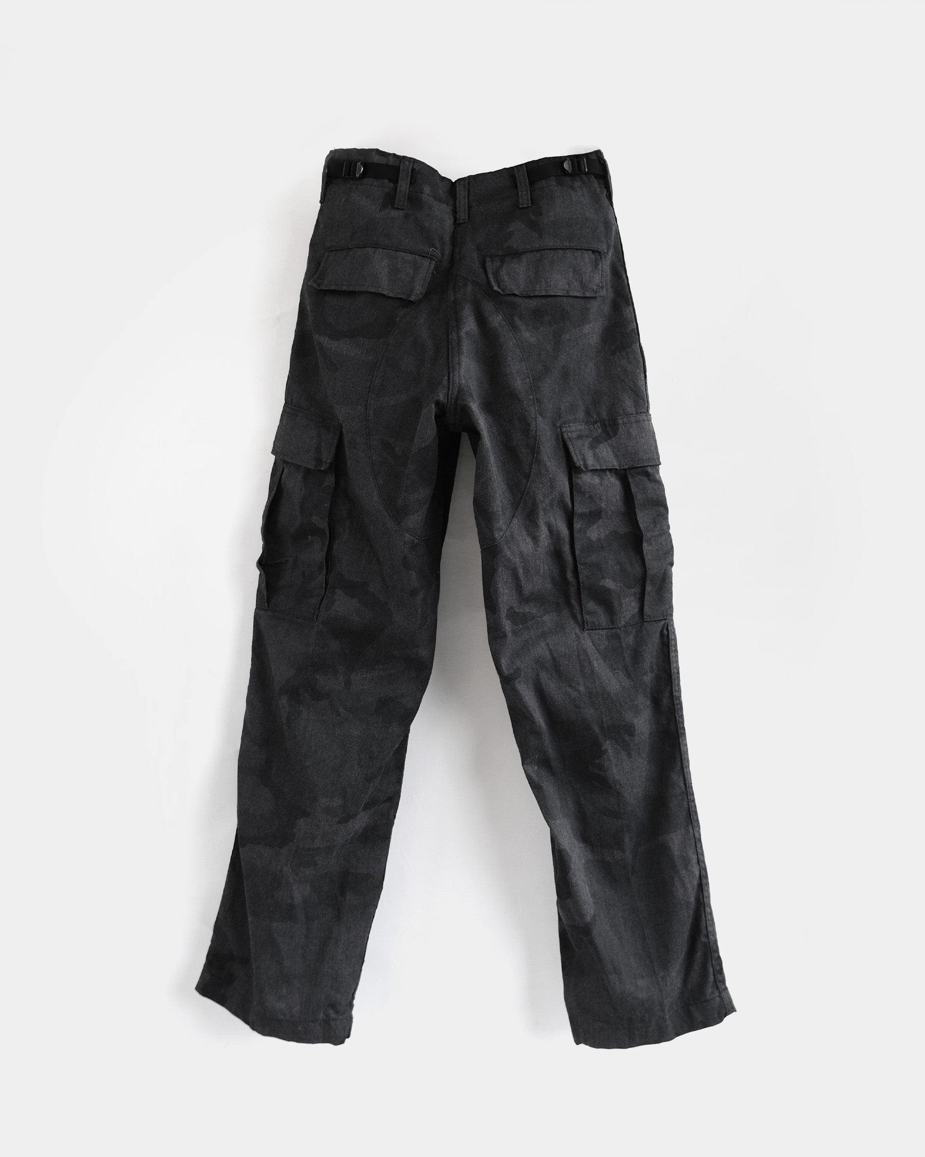 Over-Dyed Cotton x Poly 6 Pockets Pants Camo