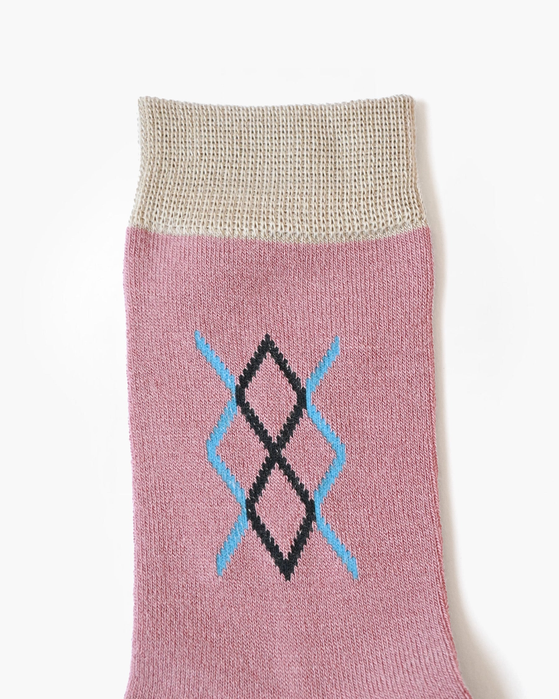 Argyle Socks - Pink