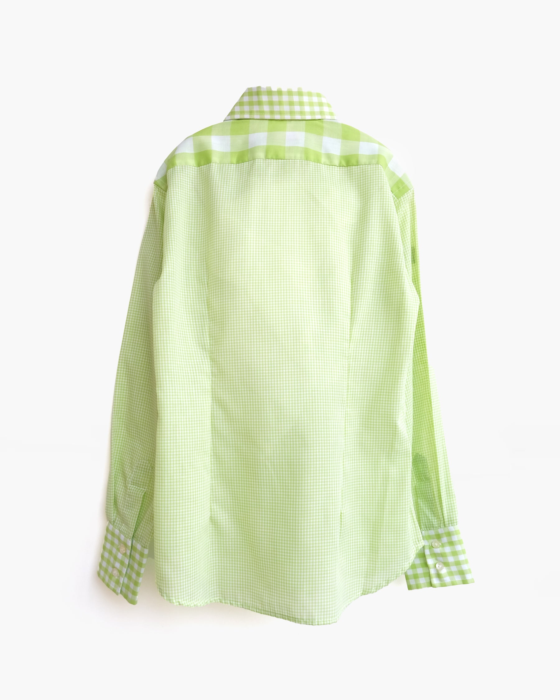 70s Patterned Cotton L/S Shirt