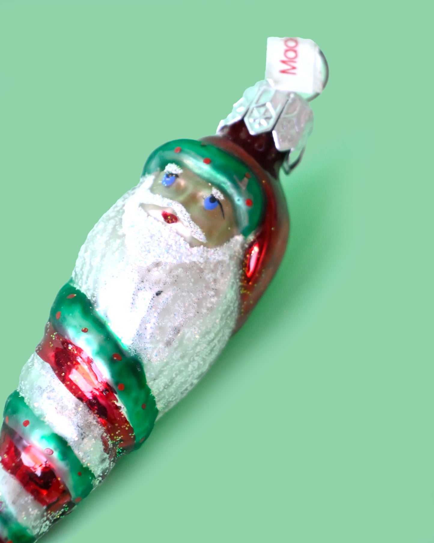 Icicle Santa Ornament