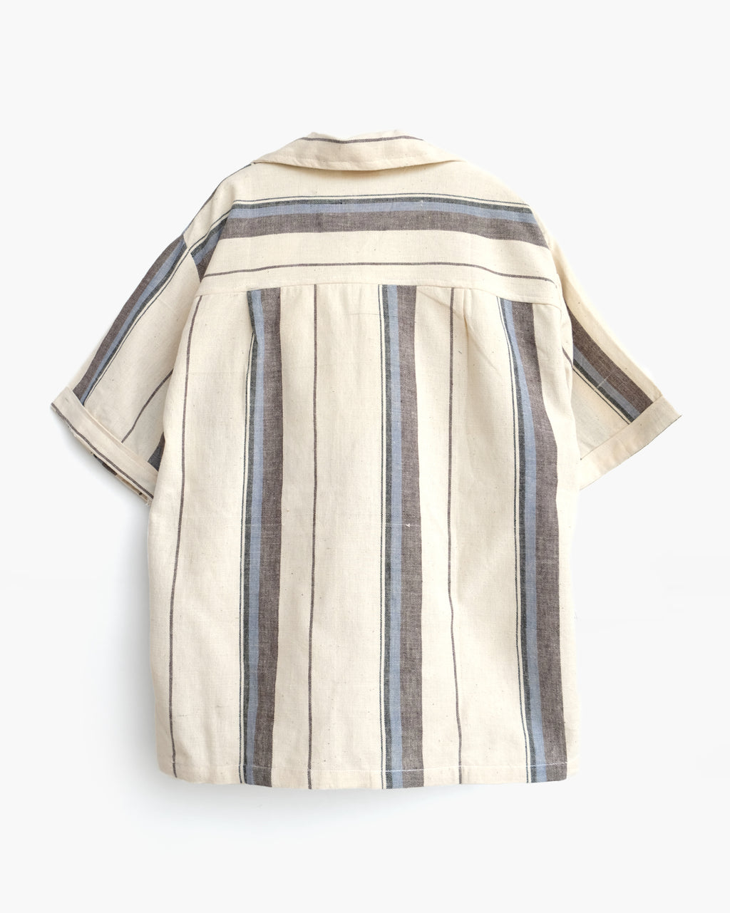 Stripe Pullover Cotton Shirt