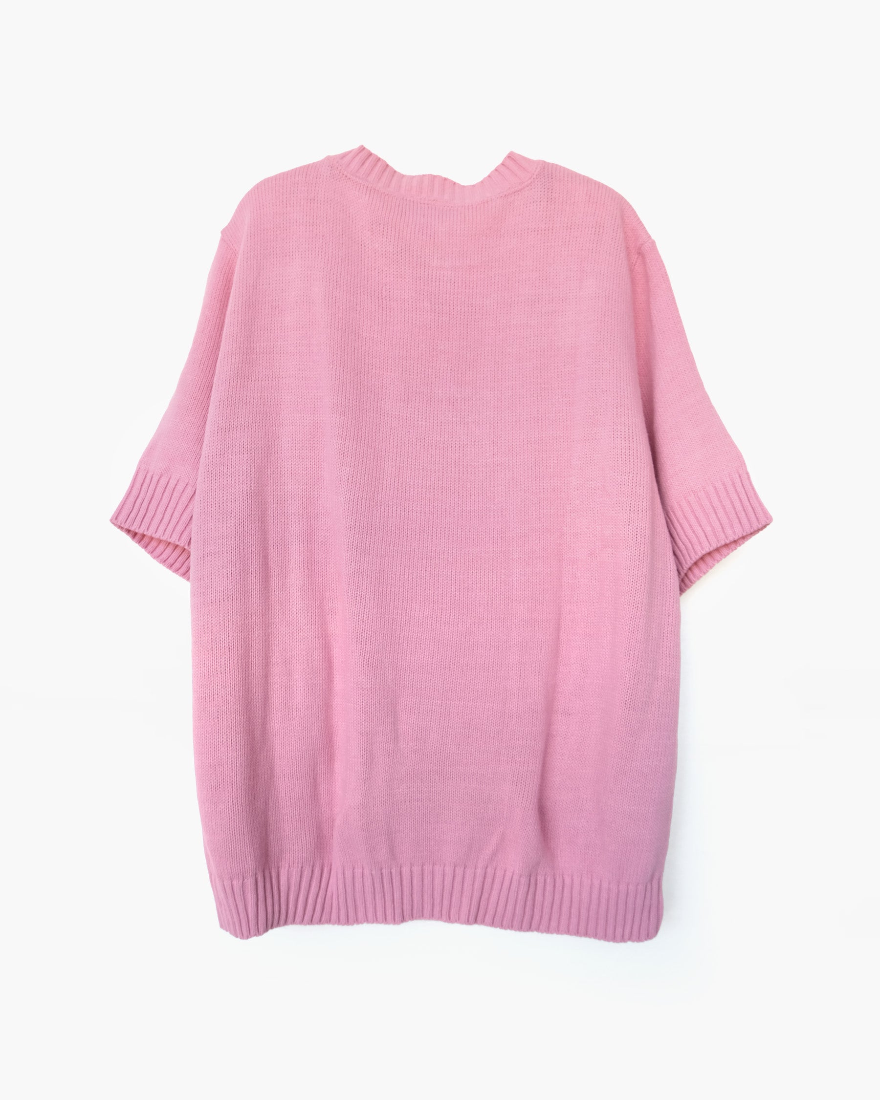 Acrylic Smoke Pink S/S Sweater