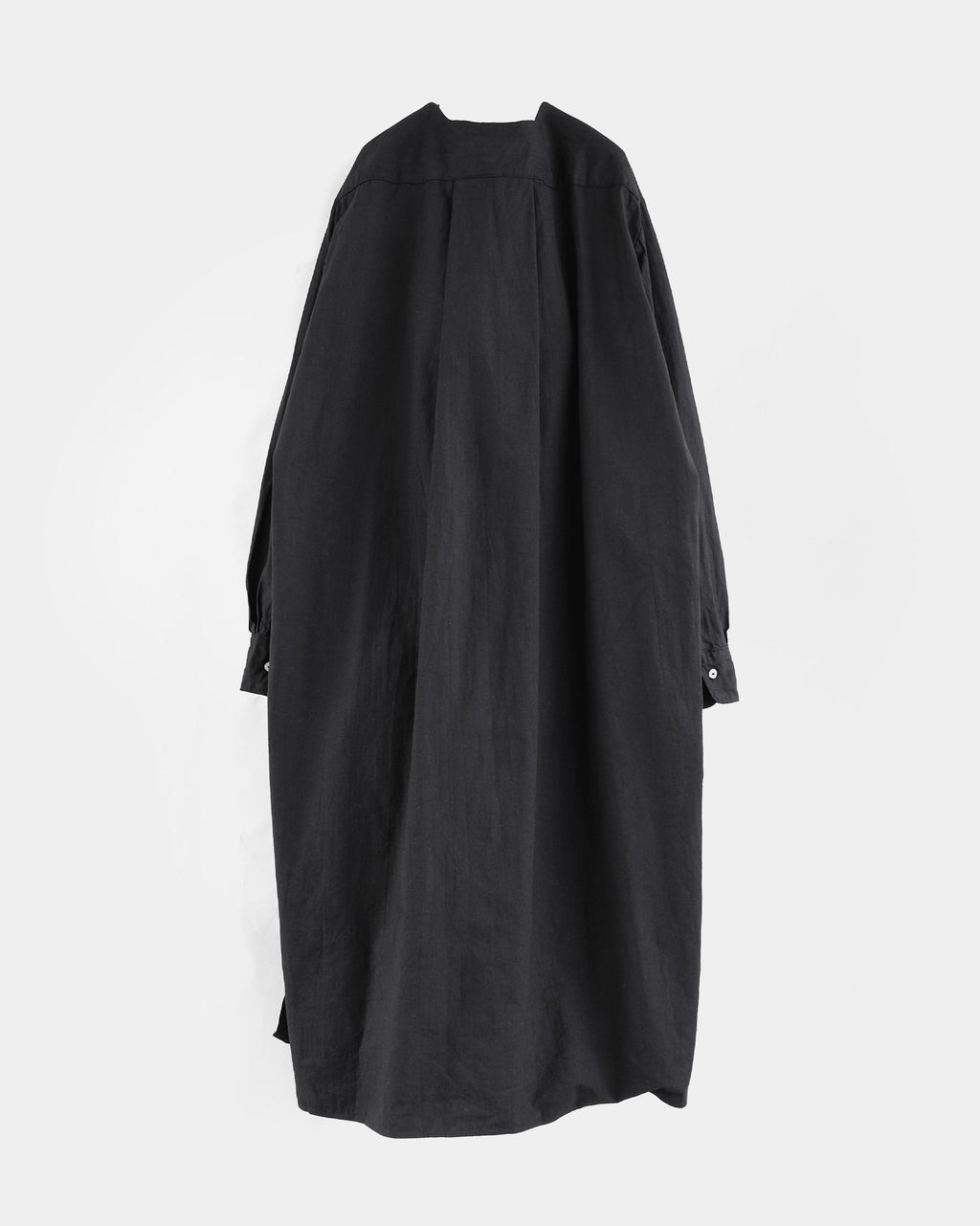 Over-Dyed White Cotton Long Shirt