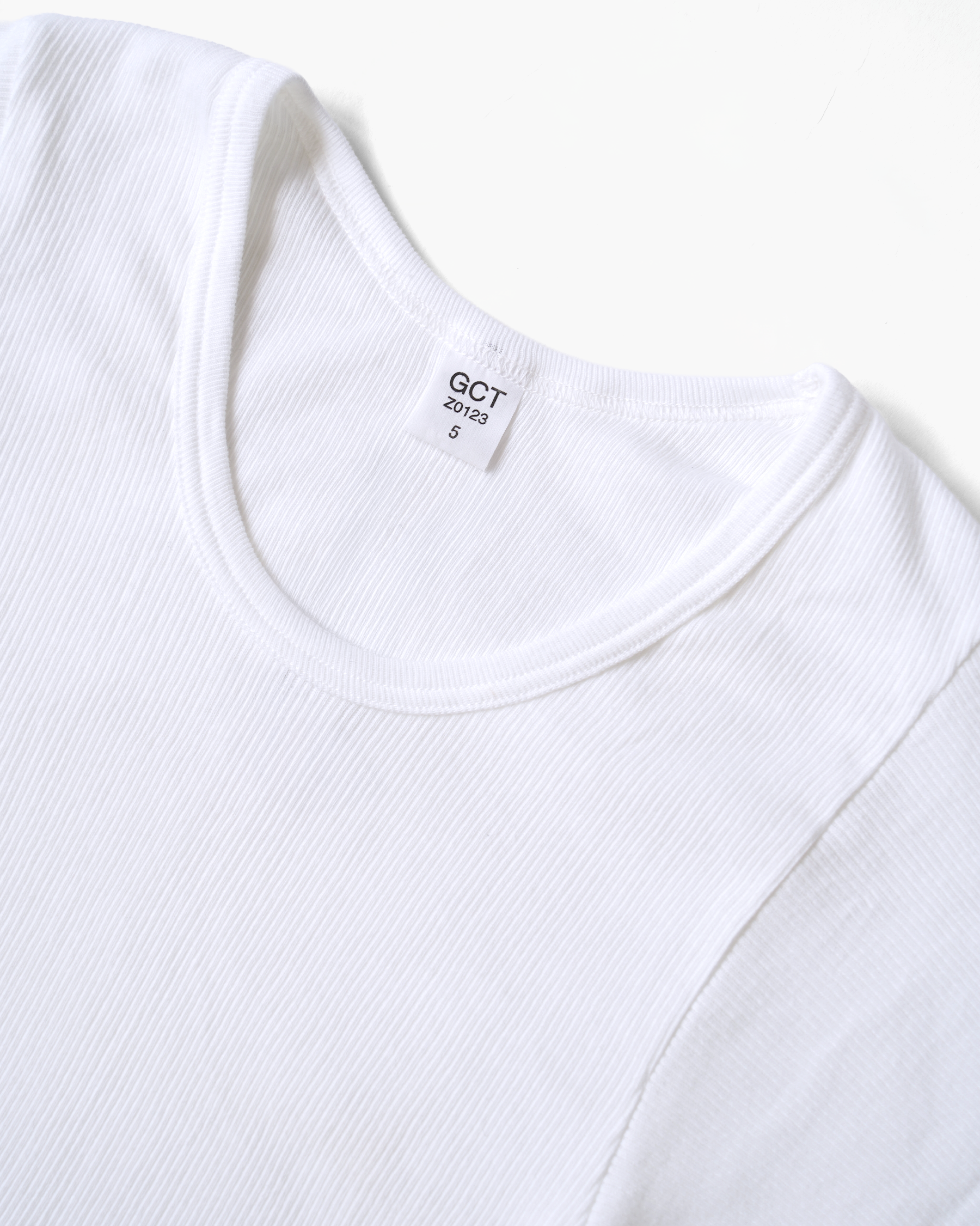 Cotton Rib T-Shirt Made in Germany