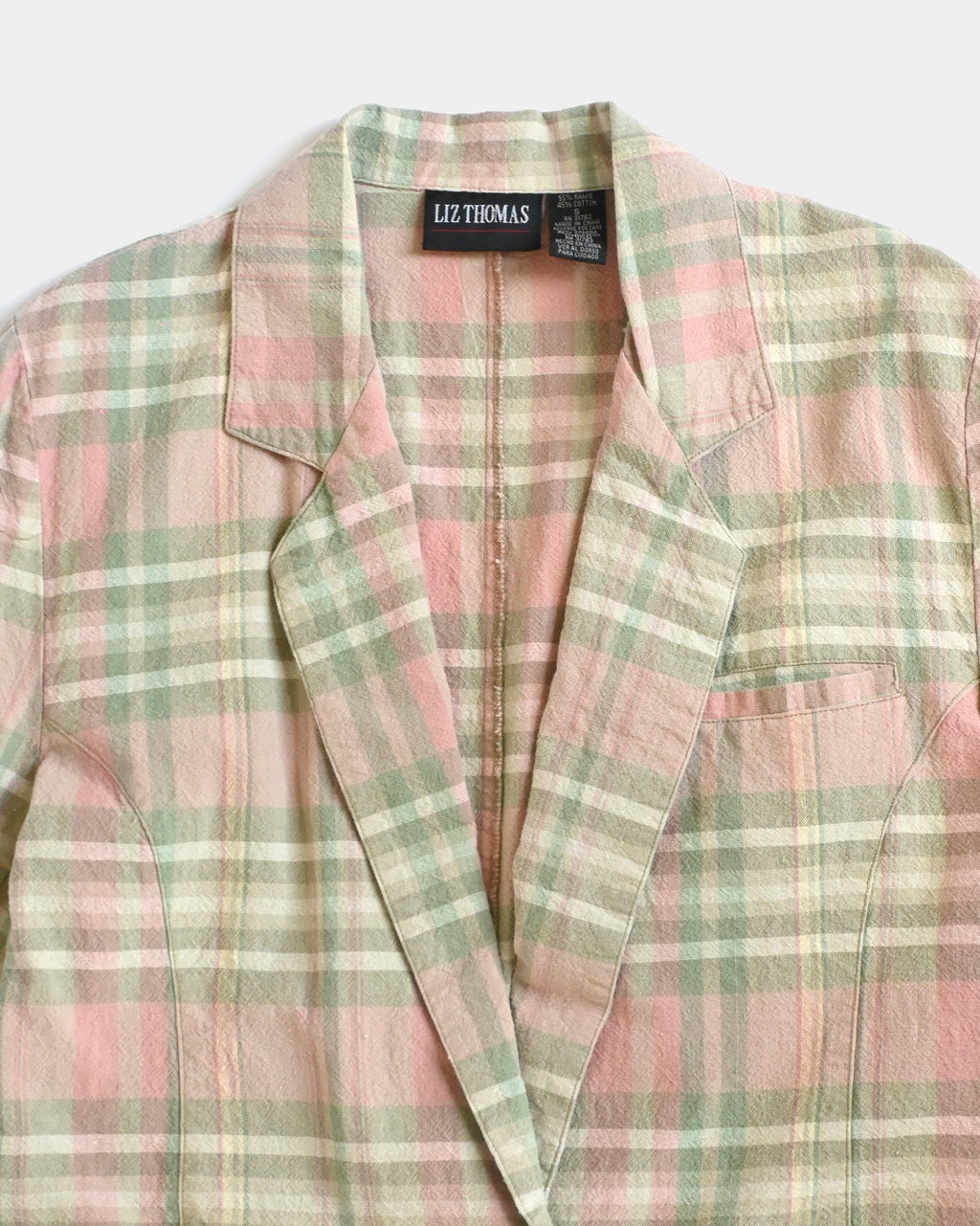 Cotton Plaid Jacket