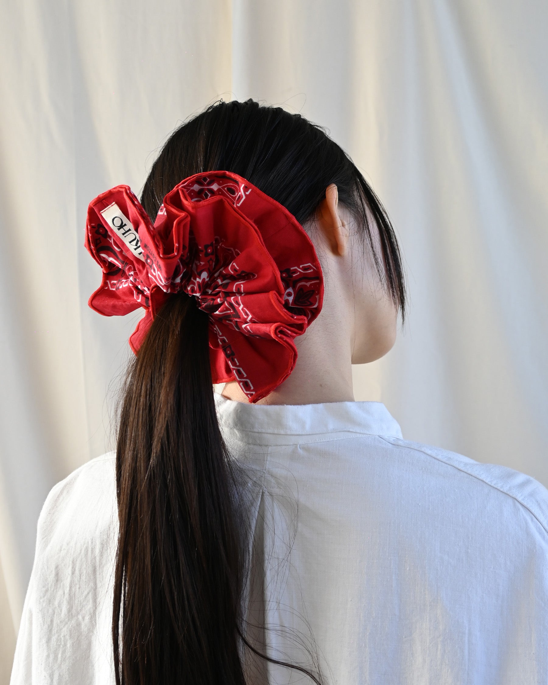 [IKUHO x 404] Hand Made Chouchou - Red